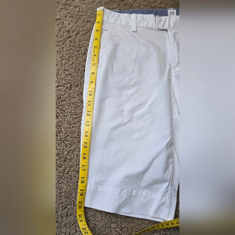 GAP Bermuda Shorts Size 6 White - Picture 6 of 6